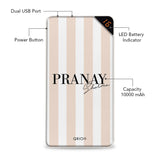 Flush Stripes Customized Power Bank