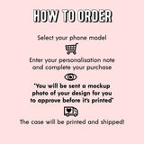 Classic Border Customized Phone Cover