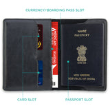 Black Solitary Custom Passport Cover