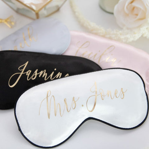 Personalized eye mask on sale